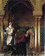 Arab or Arabic people and life. Orientalism oil paintings 156